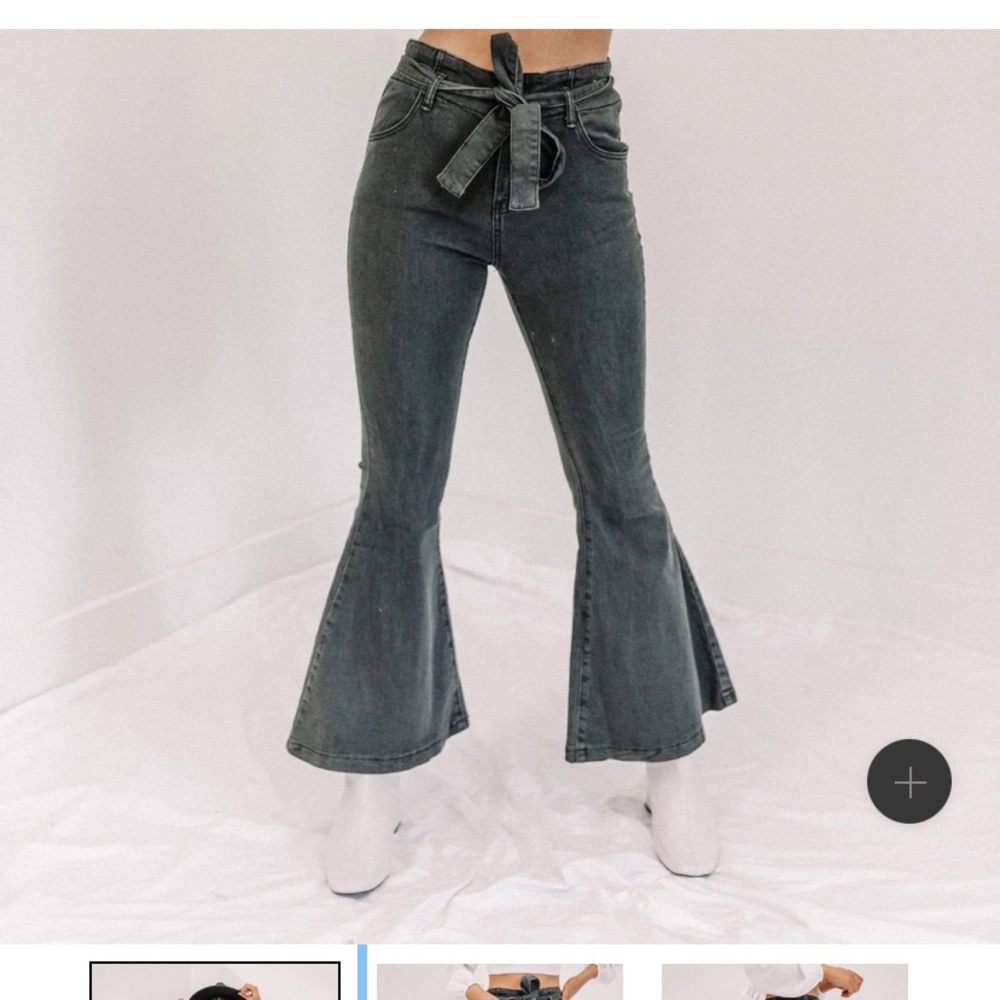 Black bell bottoms